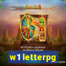 w1 letterpg