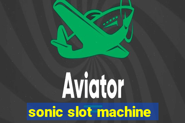 sonic slot machine