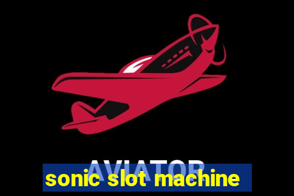 sonic slot machine