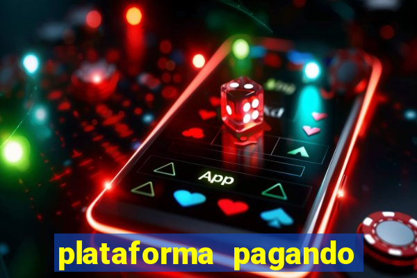 plataforma pagando no cadastro