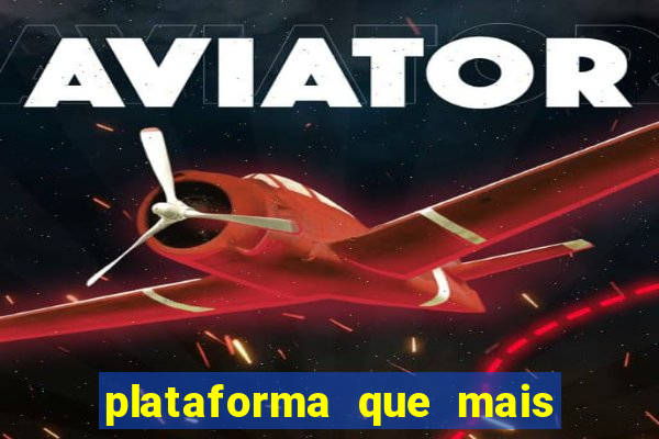 plataforma que mais paga no fortune tiger