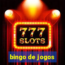 bingo de jogos