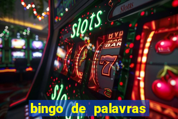 bingo de palavras de natal