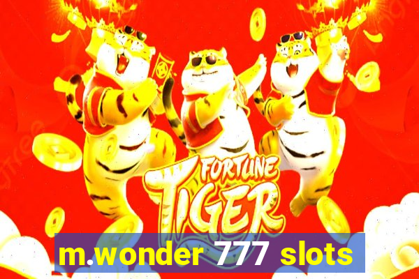 m.wonder 777 slots