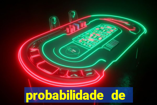 probabilidade de jogos de futebol de hoje