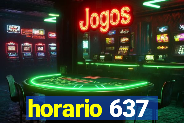 horario 637