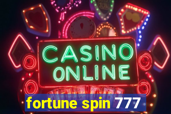 fortune spin 777