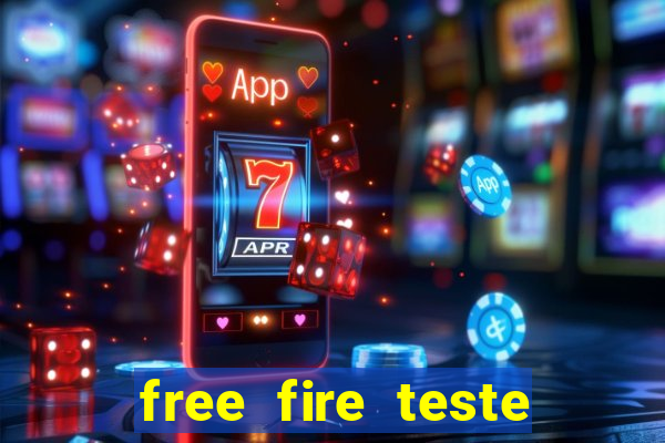 free fire teste grátis jogar agora