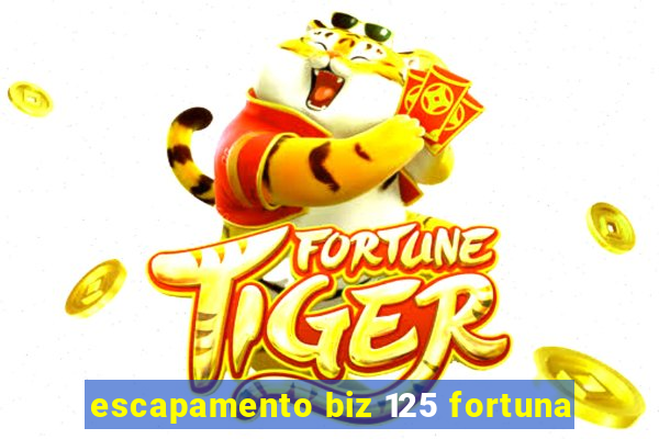 escapamento biz 125 fortuna