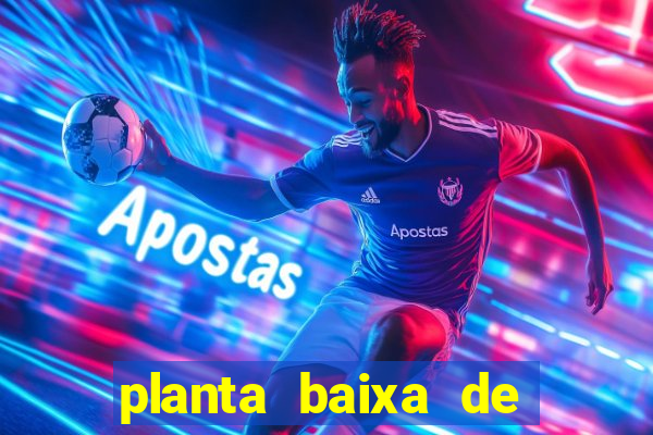 planta baixa de campo de futebol society