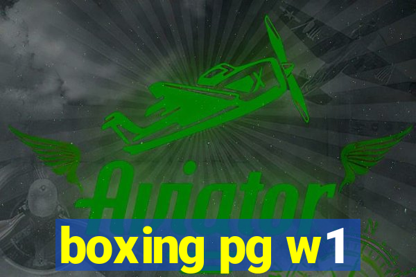 boxing pg w1