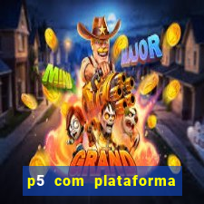 p5 com plataforma de jogos