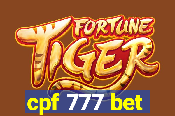 cpf 777 bet