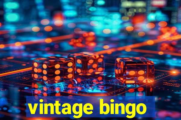 vintage bingo