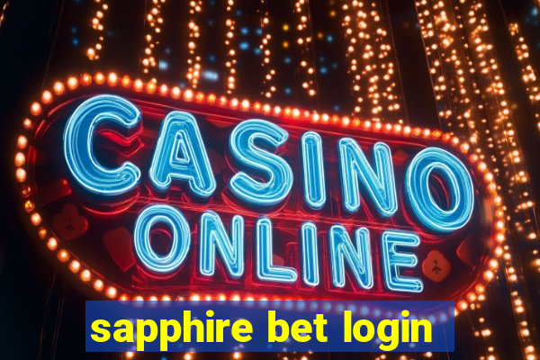 sapphire bet login