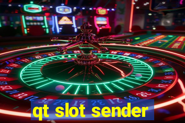 qt slot sender