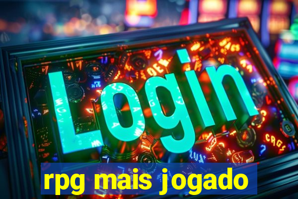 rpg mais jogado