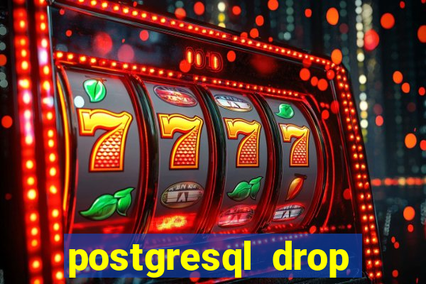 postgresql drop replication slot