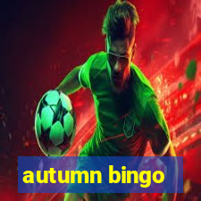 autumn bingo