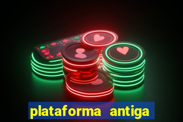 plataforma antiga de jogos