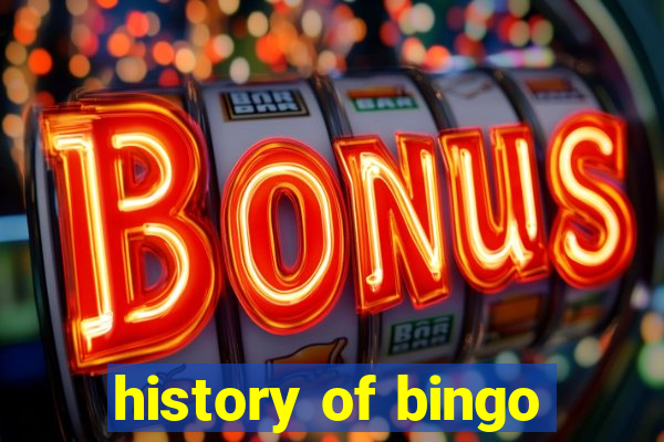 history of bingo