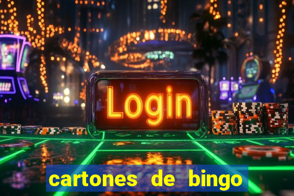 cartones de bingo para imprimir