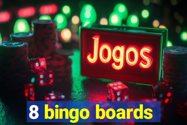 8 bingo boards