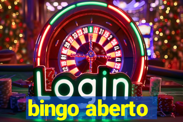 bingo aberto