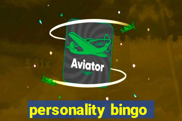 personality bingo