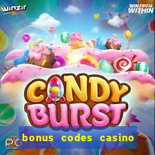 bonus codes casino no deposit