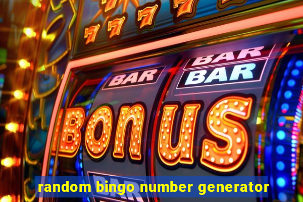 random bingo number generator