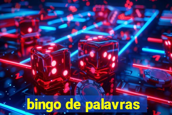 bingo de palavras