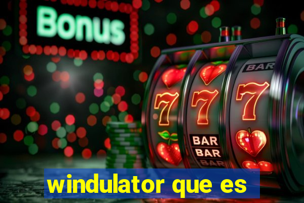 windulator que es