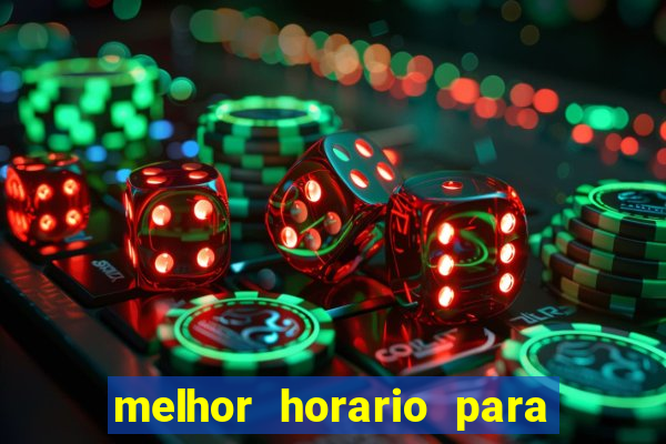 melhor horario para jogar fortune mouse