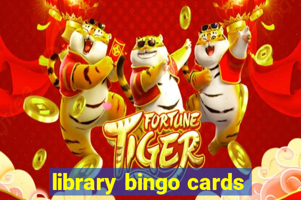 library bingo cards