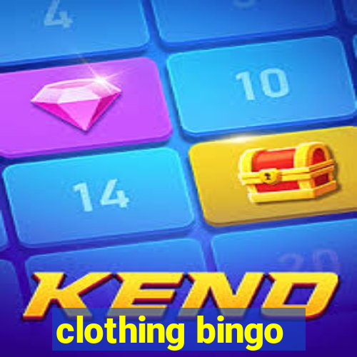 clothing bingo