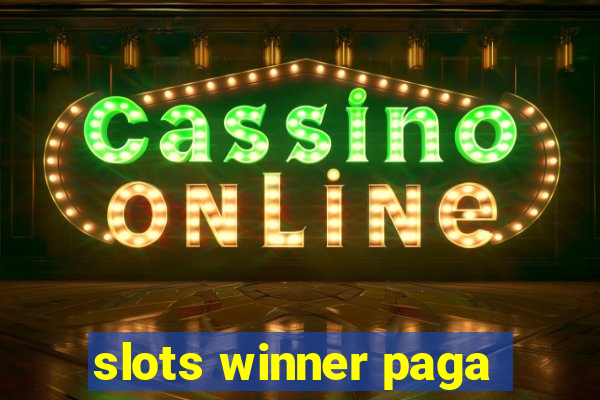 slots winner paga