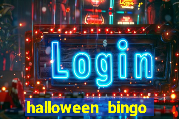 halloween bingo cards with numbers