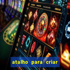 atalho para criar nova pasta