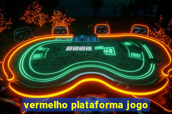 vermelho plataforma jogo