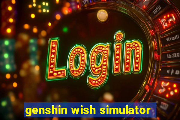 genshin wish simulator